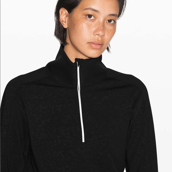 Lululemon Womens RunToReset 1/2 Zip Speckled Embos - Picture 2 of 9